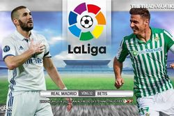 Soi kèo nhà cái Real Madrid vs Real Betis. BĐTV trực tiếp bóng đá Tây Ban Nha