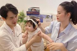 Đông Nhi và Ông Cao Thắng mải miết chăm con, Winnie biểu cảm 'thánh meme' giật trọn spotlight cặp bố mẹ quyền lực