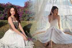 Nể tài biến hóa với corset của Ngọc Trinh, khi dịu dàng như công chúa, lúc táo bạo hết cỡ