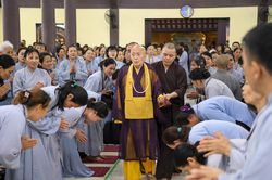 Hà Nội: Đoàn Tịnh độ tông Nhật Bản thăm đạo tràng chùa Hòa Phúc