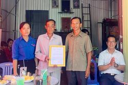 Trao nhà Nhân ái cho thanh niên có hoàn cảnh khó khăn tại xã Tân Lập