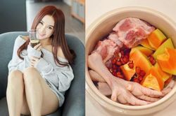 Diễn viên Trung Quốc chỉ cách nấu canh để đẹp da