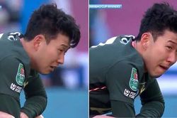 Son Heung Min khóc nức nở trong ngày Tottenham thua Man City