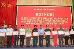 Đức Trọng sơ kết 5 năm thực hiện Chỉ thị 05
