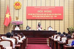 Hà Nội gặp mặt ứng cử viên ĐBQH khóa XV và đại biểu HĐND thành phố khóa XVI