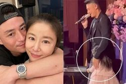 Tan chảy trước hình ảnh con gái Cá Heo Nhỏ nép vào Hoắc Kiến Hoa