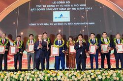 Đất Xanh Miền Nam vào top 10 công ty BĐS Việt Nam uy tín năm 2021
