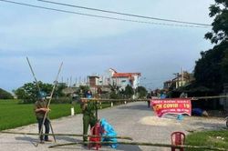 Phong tỏa toàn bộ thôn có ca dương tính với SARS-CoV-2 tại Hà Nam