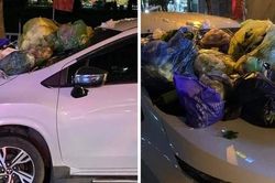 Đỗ dưới đường, xế hộp tiền tỉ bị bôi bẩn khiến chủ xe khốn đốn