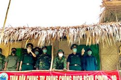 Lập vành đai chống dịch COVID-19 ở biên giới Việt - Lào