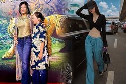Hồng Nhung đụng style quần cạp trễ với đàn em, tưởng sành điệu nhưng mất hút đường cong