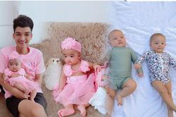 Con sao Việt đi bơi: Leon - Lisa xinh xắn nhưng con gái Mạc Văn Khoa mới là siêu cưng