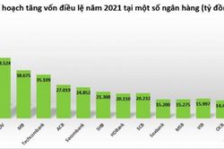 Ai là 'quán quân' trong cuộc đua tăng vốn điều lệ ngành ngân hàng?