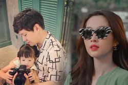Con gái mới 3 tuổi, ông xã Đặng Thu Thảo đã quyết định 'truyền nghề' cho con