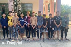 Bắt 11 đối tượng tham gia hỗn chiến