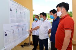 Kiểm tra công tác chuẩn bị bầu cử tại Yên Sơn