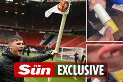 CĐV MU đã có hành động phản cảm trong vụ biểu tình ở Old Trafford