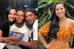 Vũ công sinh con cho Ronaldinho gia nhập mạng xã hội