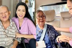 Trịnh Kim Chi thăm và chia sẻ tình hình sức khỏe nghệ sĩ Mạc Can, Thanh Xuân