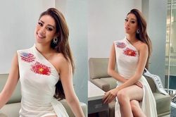 Vừa tới Mỹ, Khánh Vân khôn khéo chơi nước cờ váy áo cao tay: Trái tim yêu thương sẵn sàng lan tỏa!