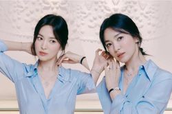 Song Hye Kyo diện áo sơ mi mỏng manh thôi cũng khiến fan muốn tan chảy vì đẹp mê hồn
