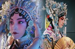 Mỹ nam 'Sáng tạo doanh 2021' gây sốt với tạo hình kinh kịch đẹp không góc chết