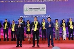 Herbalife Nutrition được vinh danh là 'Thương hiệu thực phẩm bổ sung dinh dưỡng hàng đầu'