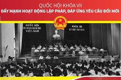 Quốc hội khóa VII: Đẩy mạnh hoạt động lập pháp, đáp ứng yêu cầu đổi mới