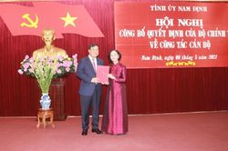Đồng chí Phạm Gia Túc được phân công làm Bí thư Tỉnh ủy Nam Định