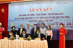 Đã chọn được nhà đầu tư Dự án đường bộ cao tốc Bắc - Nam đoạn Nha Trang – Cam Lâm