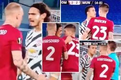Cavani được fan MU khen hết lời vì 'giải cứu' Greenwood cực ngầu