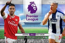 Soi kèo nhà cái Arsenal vs West Brom. K+, K+PM trực tiếp bóng đá Ngoại hạng Anh