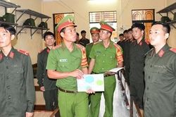 Hừng hực tinh thần… 'tân binh'