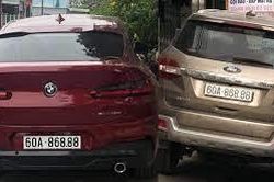 Tạm giữ ô tô gắn biển số giả 'lộc phát' siêu đẹp ở Đồng Nai