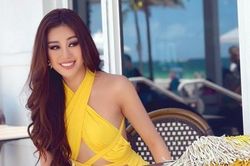 Mãn nhãn với loạt trang phục cắt xẻ táo bạo khoe đường cong của Hoa hậu Khánh Vân