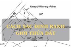 Xác định rõ ranh đất cho dân