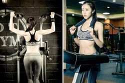 'Nữ hoàng phòng gym' xứ Trung khoe vóc dáng nóng bỏng ở phòng tập
