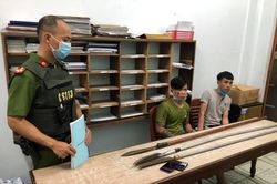 Đà Nẵng: Bắt nhóm thanh niên mang dao phóng lợn đi đánh nhau