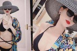 Minh HH trong 'Hướng dương ngược nắng' tung ảnh bikini khoe body gợi cảm