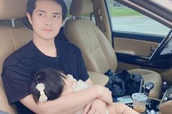 Bị netizen phát hiện mải chăm con đến mặc cả áo ngược, bố bỉm Ông Cao Thắng phải vội phân trần