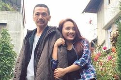 Bảo Thanh khoe ảnh lần đầu đóng phim với NSND Trung Anh