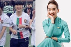 Ảnh quá khứ gây sốc của nữ tiếp viên hàng không gợi cảm