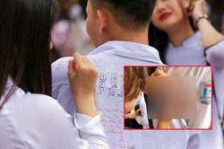 Nữ sinh viết lưu bút tại vị trí nhạy cảm của bạn học khiến dân tình ngán ngẩm