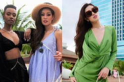 Khánh Vân đọ sắc với đương kim Miss Universe