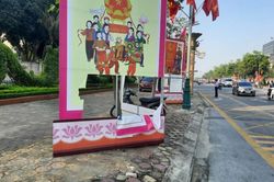 Nghệ An: Tranh cổ động, tuyên truyền bầu cử bị phá hoại ngay trung tâm TP Vinh