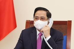 Thủ tướng Phạm Minh Chính điện đàm với Thủ tướng Thái Lan
