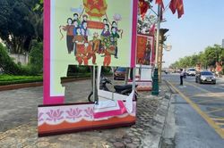 Nghệ An: Nhiều khung tranh cổ động bầu cử có dấu hiệu bị phá hoại