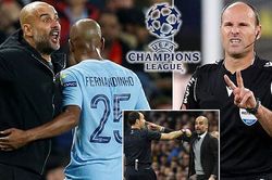 Trọng tài bị Guardiola mỉa mai bắt chung kết C1