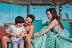Kim Lý: 'Subeo là con riêng của Hà Hồ nhưng tôi coi như con ruột'