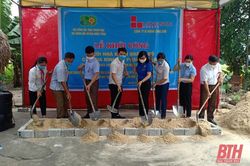 Khởi công xây dựng 'Ngôi nhà Khăn quàng đỏ' cho học sinh có hoàn cảnh khó khăn tại Nông Cống